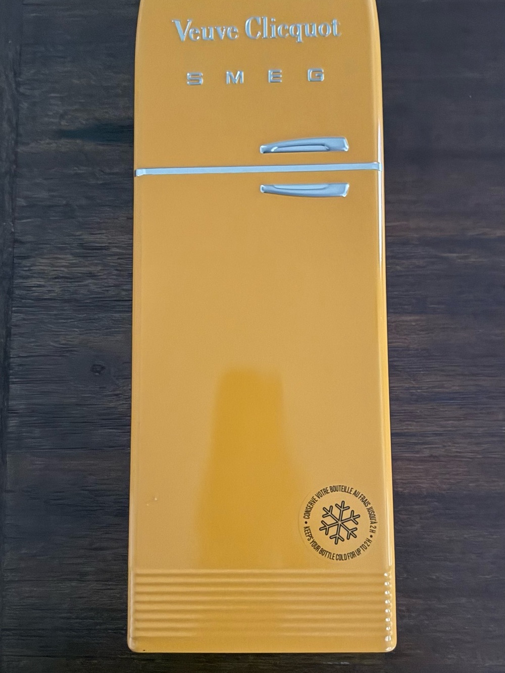 Veuve Clicquot Smeg Yellow Champagne Cooler